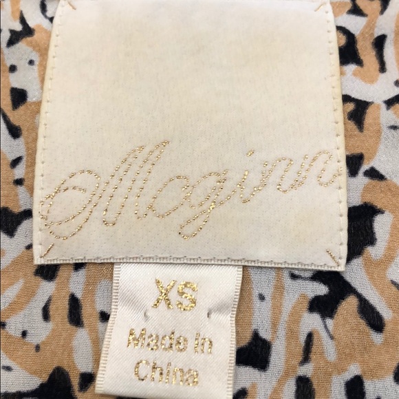 McGinn sleeveless blouse. 100% silk - Picture 3 of 4